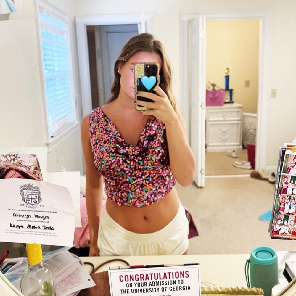 Boutique Sequin Top